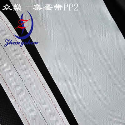 Tapis convoyeur à œufs en nylon Zhongshen PP2, largeur 92 mm, longueur personnalisée