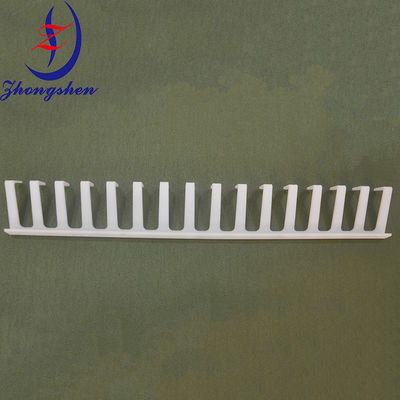 Bon prix 416MM Dent de collecte d'œufs blancs pour volaille couche poule cage en ligne