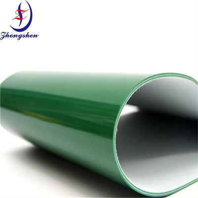 Goede prijs Verwijdering van mest Groene PVC-transportband 1 mm~6 mm Voor pluimveehouderijen online