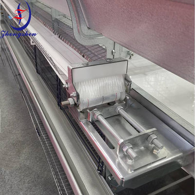 Giá tốt. Lớp Chicken Cage Công cụ làm sạch dây đai trứng Làm sạch máy lau chải chống mòn trực tuyến