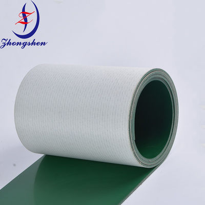 Bom preço Eliminação de estrume Cinturão transportador de PVC verde resistente ao desgaste para a criação de aves de capoeira on-line